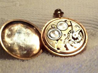 Vintage Gold Illinois Springfield Central Pocket Watch 17 Jewel 