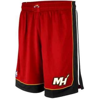 adidas Miami Heat NBA Authentic Performance Shorts   Red