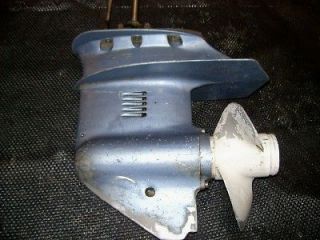 EVINRUDE JOHNSON 9.9 HP OUTBOARD MOTOR LOWER UNIT ASSEMBLY FRESH WATER