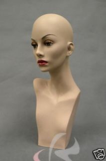 Mannequin Head Bust Wig Hat Jewelry Display #BarbaraF1