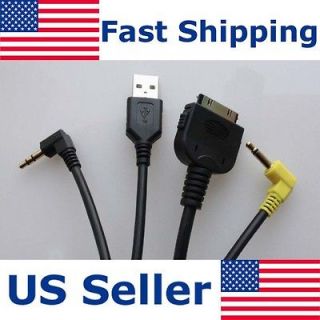 Kenwood KCA iP300V IPOD ADAPTER CABLE DNX 5220 DNX 5220BT DNX 7100 DNX 
