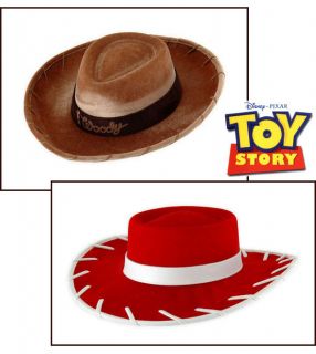 Disney TOY STORY Kids Costume Hat   WOODY or JESSIE   Novelty Velvet 
