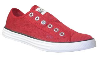 Mens Womens Kids CONVERSE CHUCKIT SLIP on no laces Red Mesh TRAINERS 