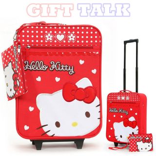  Kitty Luggage Trolley Bag 17 for Kids Officially Licensed Suitcase