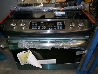 GE Profile 30 Drop In Electric Range   Stainless PD968SPSS