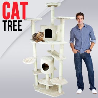 80 Huge Big Tall Cat Tower Tree with Condo Scratcher Furniture Play 