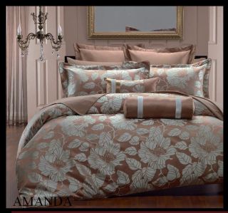 Fine Bed Linens Luxury Queen King Duvet Cover Sets by Royal Hotel 