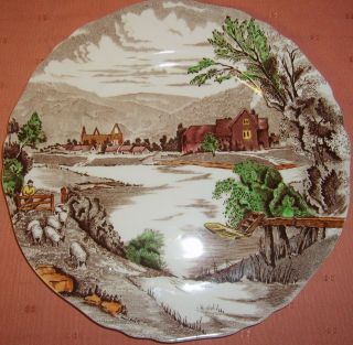 Alfred Meakin Tintern Hand Painted Plate