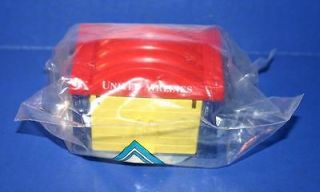 1991 McDonalds United Airlines Happy Meal Toy Airplane In Hanger NIP