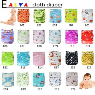 pick nice alva washable reusable baby cloth Pocket diapers +1 