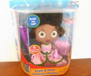 SUPER WHY PRINCESS PRESTO STYLE AND POSE PLASTIC FIGURE DOLL   TOY 