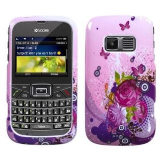   Flowers HARD Protector Case Snap Phone Cover for Sprint Kyocera Brio