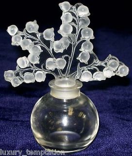   Lily of the Valley Perfume Bottle Signed Made in France