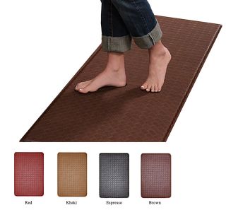 Contemporary Indoor Cushion Kitchen Rug Anti Fatigue Floor Mat  Actual 