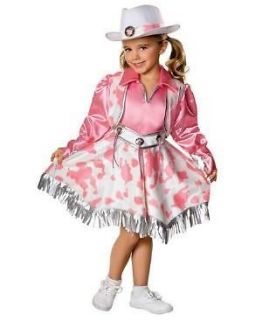 COWGIRL pink outfit WESTERN DIVA girl child kid MEDIUM 8 10 Halloween 