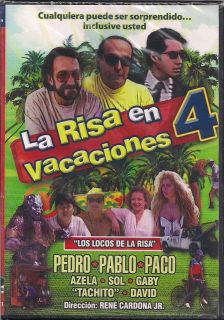 La Risa En Vacaciones 4 DVD NEW Pedro Pablo Paco Los Locos De la Risa 