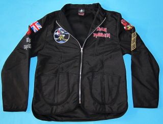 Iron Maiden   Killers Flight Jacket size M ZIP Hoodie