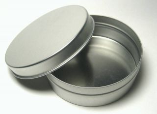 Blank Round Metal Tin Box Survival Kit Containers #7