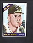 1966 Topps Chris Krug Chicago Cubs frnt Rene Lachemann bk Wrong Back 