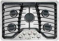 GE Profile 30 Stainless Steel Gas Cooktop
