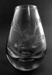 Large Vintage Strombergshytt​an Art Glass Vase