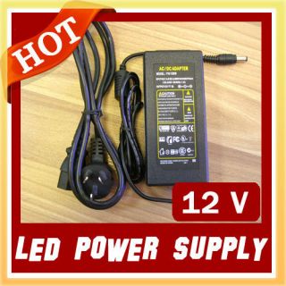 12V Power Adapter Led Plastic Power Supply Transformer 1A 2A 3A 4A 5A 