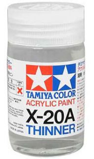 TAMIYA COLOR ACRYLIC X 20A Thinner 46ml MODEL KIT PAINT NEW