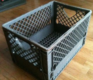Large Milk Crate Dairy Plastic Storage Container Stackable Bins 