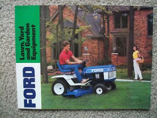 Vintage Ford Lawn & Garden Equipment sales Brochure
