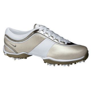 Womens Nike Ace 335940 211 White/Metallic Zinc Golf Shoes NIB $99.99 
