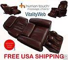 LEATHER HT 1650 Human Touch Robotic Massage Chair Recliner with HEAT 