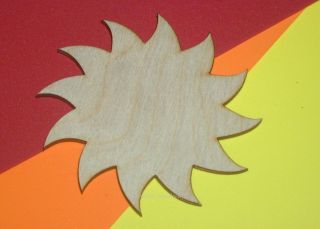 SUNS Unfinished Flat Wood Shapes Cut Outs S194