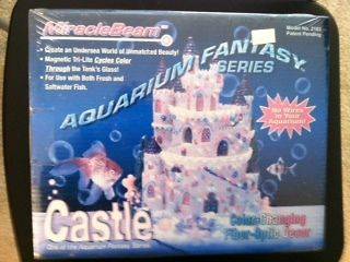 Aquarium Fiber Optic Castle   Miracle Beam  Model 2182 MIP