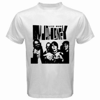 New MUDHONEY Superfuzz Famous Rock Band Mens White T Shirt Size S 3XL