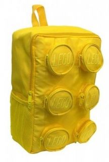 Lego Brick Shaped Yellow School Bag Rucksack Backpack Brand New Gift