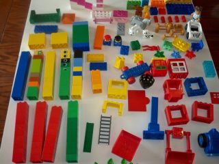   170+ Lego Duplo Misc Pieces Bricks Diego Bob Builder Trains Zoo People