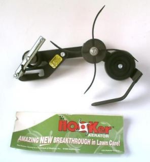 lawn aerator for self propelled mower, mounts on mower