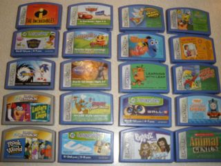 Leap Frog Leapster Leaps​ter 2 L Max Games U Pick Scooby Doo  Cars 