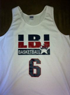 Lebron James LBJ Tank Top 6 Jersey Dream Team Basketball USA America 