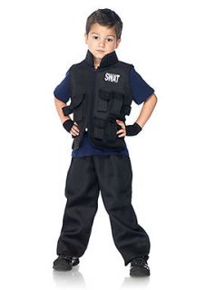 Boys SWAT Police Officer Law Enforcement Kids Costume