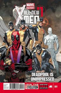ALL NEW X MEN #1 Marvel Comics NOW UNIMPRESSED DEADPOOL VARIANT