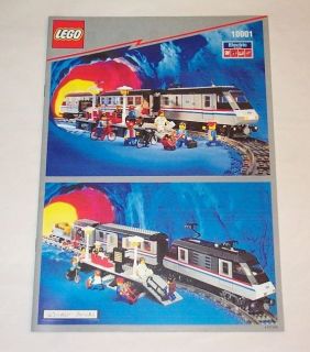 Lego 10001 INSTRUCTION BOOK Metroliner Train (BOOK ONLY, NO LEGO)