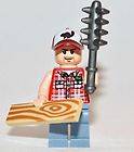 LEGO REDNECK RONNIE Zombie Hunter with weapons  Custom Series 1 