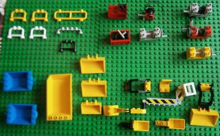 LEGO tractor fire engine parts. Choose from winders, scoops, cherry 