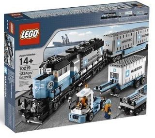LEGO Creator Maersk Train (10219) brand new, sealed hard find free 