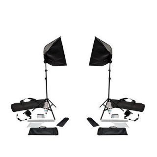   Video Continuous Lighting Kit Photography Softbox Light Stand Kit