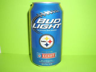 Bud Light, Kickoff 2012 STEELERS, 12oz B/O Alum Beer Can.