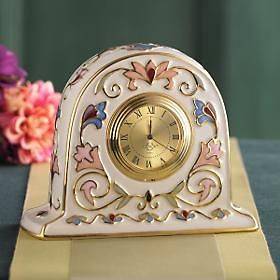 Lenox Gilded Garden Clock $100.00 NIB Beautiful