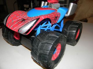 SPIDERMAN MARVEL MONSTER TRUCK R/C NO CONTROL NOT WORKING BY MARVEL L 