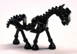 x1 NEW Lego Black Skeleton Horse Minifig Castle Minifigure Thestral 